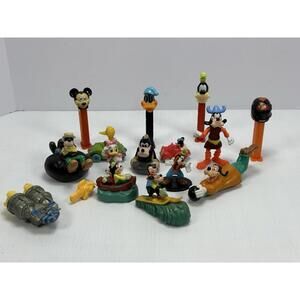 Vintage 80s‎ 90s 2000s McDonald's Happy Meal Burger King Toy Lot Pez Dispenser